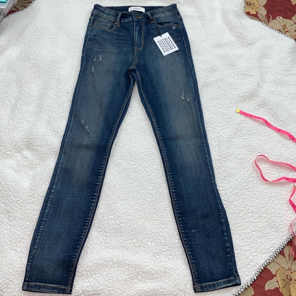 Pistola Jeans Size 24 Skinny Leg Fit